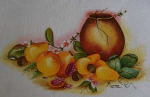 Artesanato com frutas